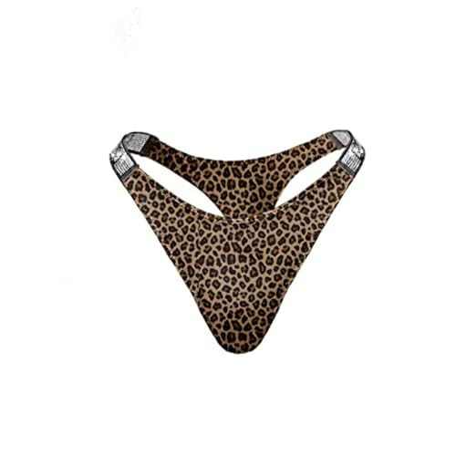 Love Salve Rhinestone Embellished Cotton Thong: Dazzling Brazilian Lingerie for Women - Love Salve